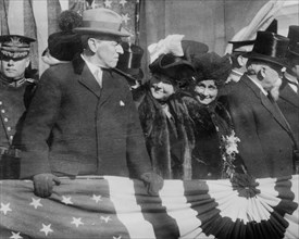 Governor Wilson, Mrs. Wilson, and Mrs. and Governor Mann ca. 1910-1915