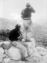 Albanian outpost during the First Balkan War ca. 1912-1913