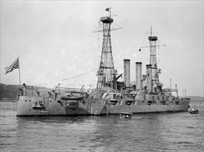 USS Louisiana (BB-19) Connecticut-class battleship ca. 1910-1915