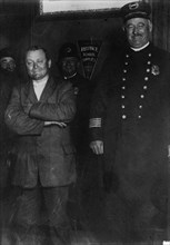 John Schrank in police custody after his attempted assassination of U.S. President Teddy Roosevelt in Oct. 1912