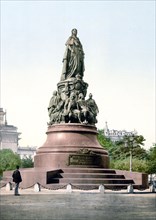 Monument of Catherine II, St. Petersburg, Russia ca. 1890-1900