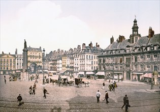 La Grande Place, Lille, France ca. 1890-1900