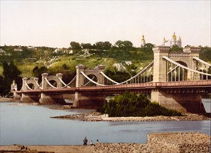 St. Nicholas Bridge, Kiev, Russia, (i.e., Ukraine) ca. 1890-1900