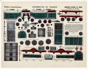 Petites constructions. Locomotive et tender ca. 1870-1900