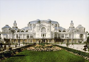 The Kursaal, (i.e., Cursaal), seen from garden, Ostend, Belgium ca. 1890-1900