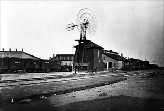 1869 Windmill at North Platte Station - North Platte Nebraska