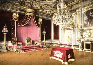 The throne room, Fontainebleau Palace, France ca. 1890-1900