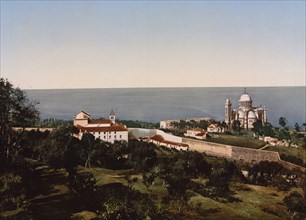 Notre Dame d' Afrique and Carmelite convent, Algiers, Algeria ca. 1899