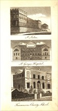 St. Luke's ; St. George's Hospital ; Freemason's Charity School ca. 1800