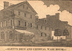 Klett's Drug and Chemical Ware House ca. 1850