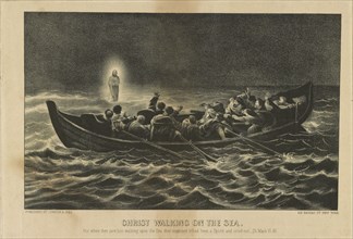 Christ walking on the sea ca. 1856-1907