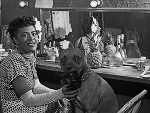 Billie Holiday and Mister, New York, N.Y., ca. June 1946