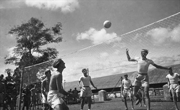 Volleyball competition; Date May 8, 1949; Location Indonesia, Dutch East Indies
