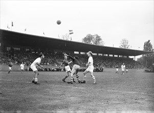 September 27, 1947 - 1940s Soccer Match - Zeeburgia against VSV / Wustenhoff saves by far late