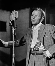 Portrait of Frank Sinatra at Liederkranz Hall, New York ca. 1947