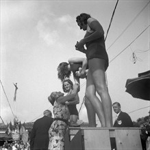European swimming championships in Monaco ca. 1947