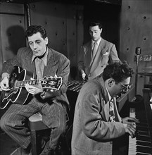 Bill De Arango, Terry Gibbs, and Harry Biss, Three Deuces, New York, N.Y., ca. June 1947