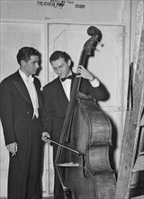 Portrait of Jack Lesberg and Leonard Bernstein, ca. Dec. 1946