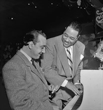 Portrait of Django Reinhardt and Duke Ellington, Aquarium, New York, N.Y., ca. Nov. 1946