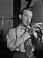 Portrait of Harry James, Coca Cola radio show rehearsal, New York, N.Y., ca. Aug. 1946