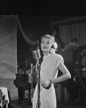 Portrait of June Christy, Club Troubadour, New York, N.Y., ca. Sept. 1947