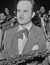 Portrait of a member of the Stan Kenton Orchestra, 1947 or 1948