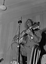 Portrait of Leadbelly, National Press Club, Washington, D.C., between 1938 and 1948