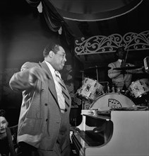 Portrait of Duke Ellington and Sonny Greer, Aquarium, New York, N.Y., ca. Nov. 1946