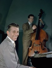 Portrait of Stan Kenton and Eddie Safranski, 1947 or 1948