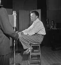 Portrait of Frank Sinatra, Liederkrantz Hall, New York, N.Y., ca. 1947