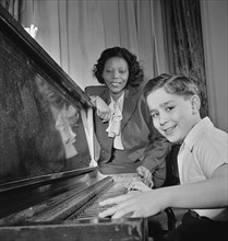 Portrait of Mary Lou Williams and Roger Barnet, ca. Mar. 1947