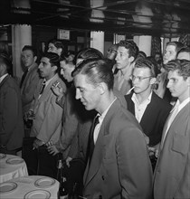 Crowd at the Downbeat Jazz Club in New York, N.Y., ca. 1948
