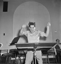 Portrait of Leonard Bernstein, Carnegie Hall, New York, N.Y., between 1946 and 1948