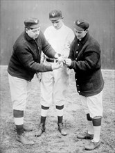 Washburn with Rube Marquard & Mike Donlin, New York, NL (baseball) ca. 1911