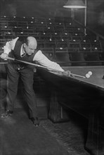Morris Brown -- playing pool ca. 1910-1915