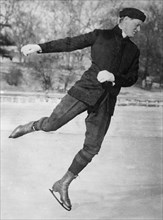 Irving Brokaw -- ice-skating ca. 1910-1915