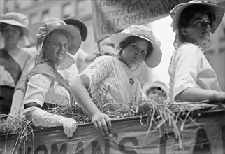 Suffrage Straw Ride ca. 1910-1915