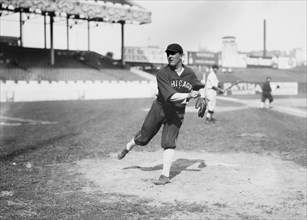 Eddie Cicotte, Chicago AL, at Polo Grounds, NY ca. 1913