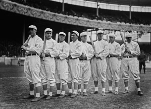 New York Giants Opening Day line-up at the Polo Grounds ca. 1910-1915