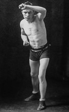 American featherweight boxer Grover Hayes, alias 'The Battler' ca. 1910-1915