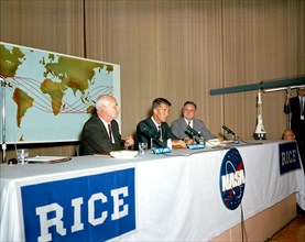 Astronaut Walter M. Schirra press conference