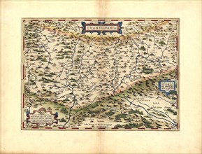 Abraham Ortelius - First World Atlas ca. 1570 - Transsylvania
