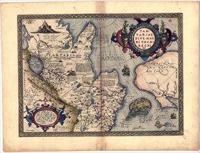 Abraham Ortelius - First World Atlas ca. 1570 - Tartaria siue magni chami imperivm
