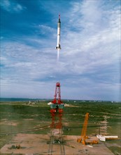 Mercury-Redstone 4 spacecraft launching 7/21/1961