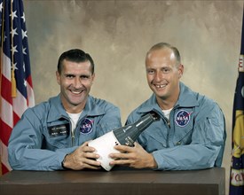 Gemini 8 Back Up Crew - Robert F. Gordon and Pete Conrad