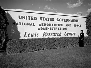 NASA Lewis Research Center replaces the NACA Lewis Flight Propulsion Laboratory ca. 1958