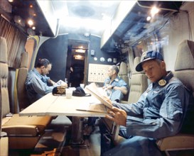 Apollo 11 Astronauts Relax Following Successful Mission