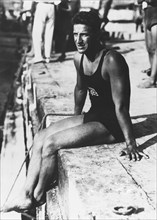 Emilio Biotti Olympic swimmer italian Champion (1924 and 1928 Olympian)