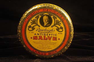 FDA History - Patent Medicines & Liniments - Rawleigh's Antiseptic Salve (For man and beast)