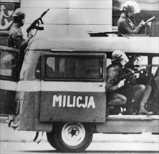 Police action in Poland during the martial law of 1981-1983